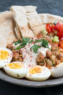   ful medames:  A Hearty Egyptian Breakfast Combining Creamy Beans With Tangy Spice For An Unforgettable Flavor Journey!