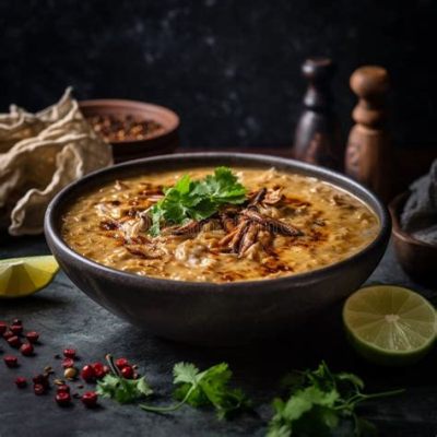  Haleem: A Hearty Savory Stew Bursting With Aromatic Spices and Creamy Textures!