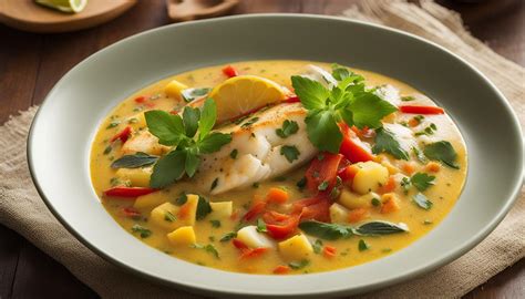  Moqueca de Peixe:  A Symphony of Tropical Flavors Infused with a Tangy Coconut Milk Embrace!